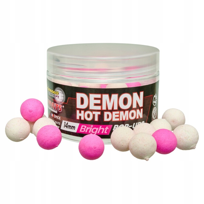 Starbaits Kulki Pop Up Bright Hot Demon 14mm 50g