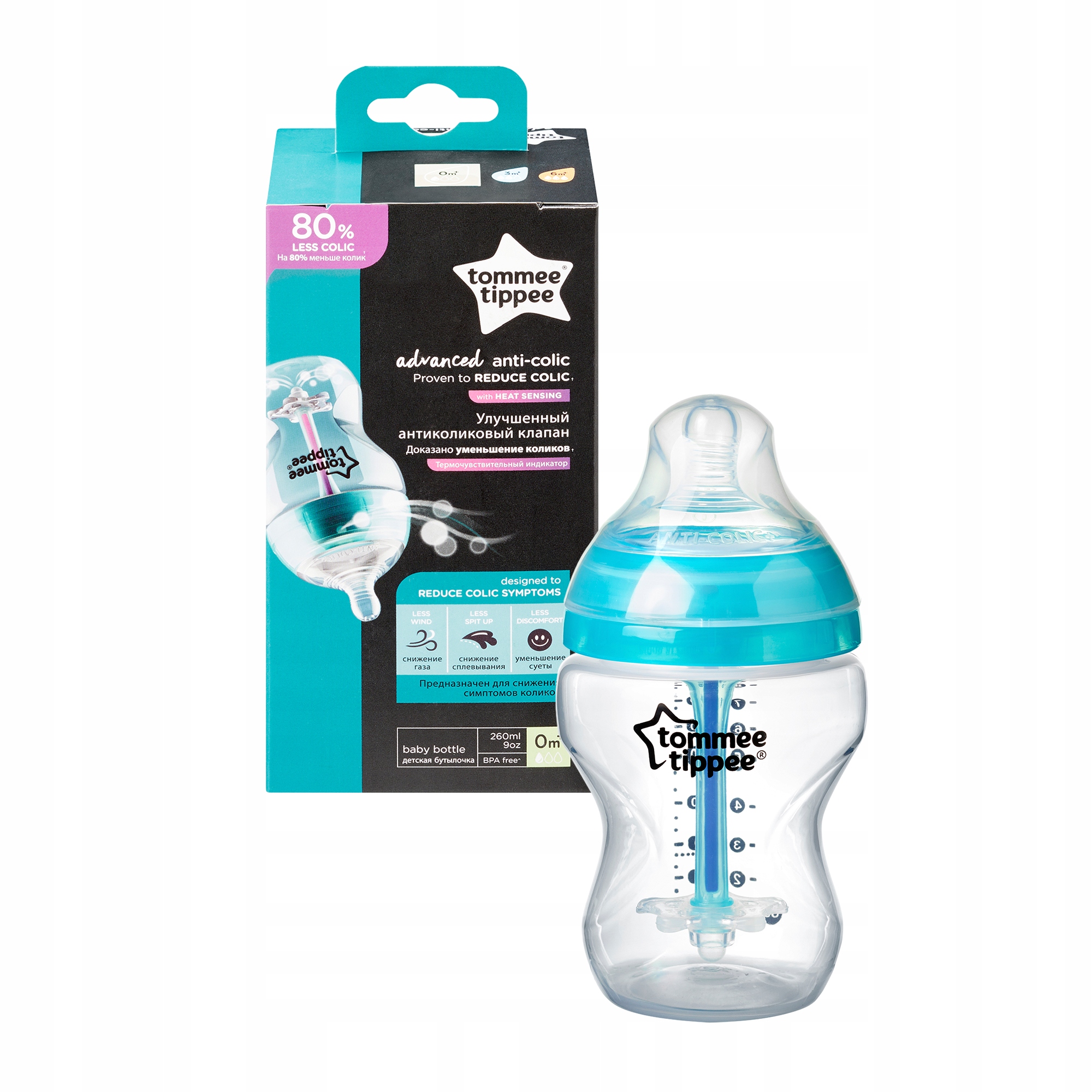 

Tommee Tippee Butelka antykolkowa advanced 260 ml.