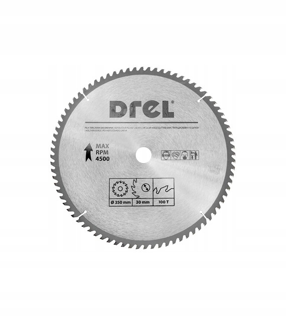 Vidiový kotouč na dřevo 350 30 100 T sintrovaných zubů