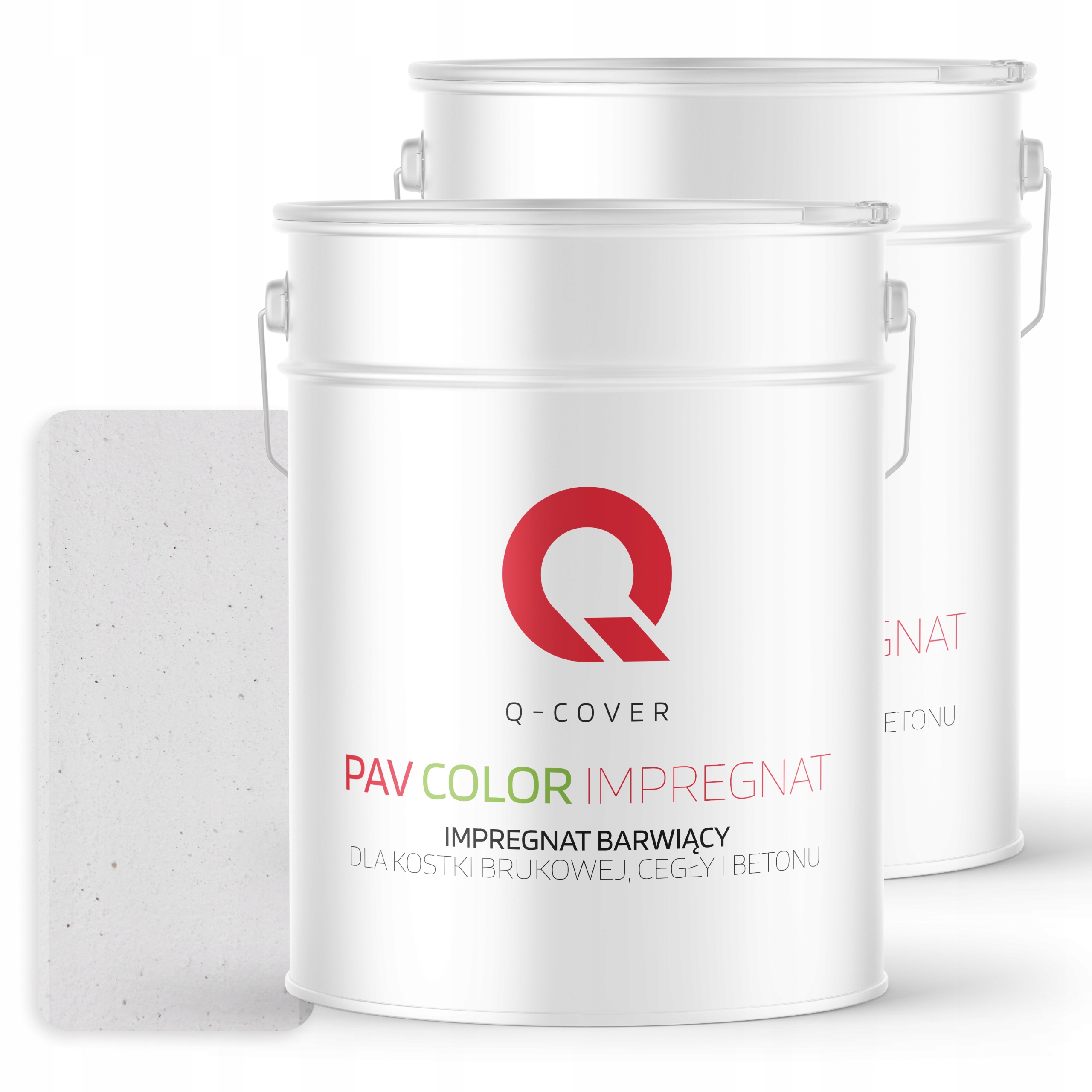 Farbiaci impregnát na kocku Bruk Mokrý Kameň 10L Farba Biela Signálová