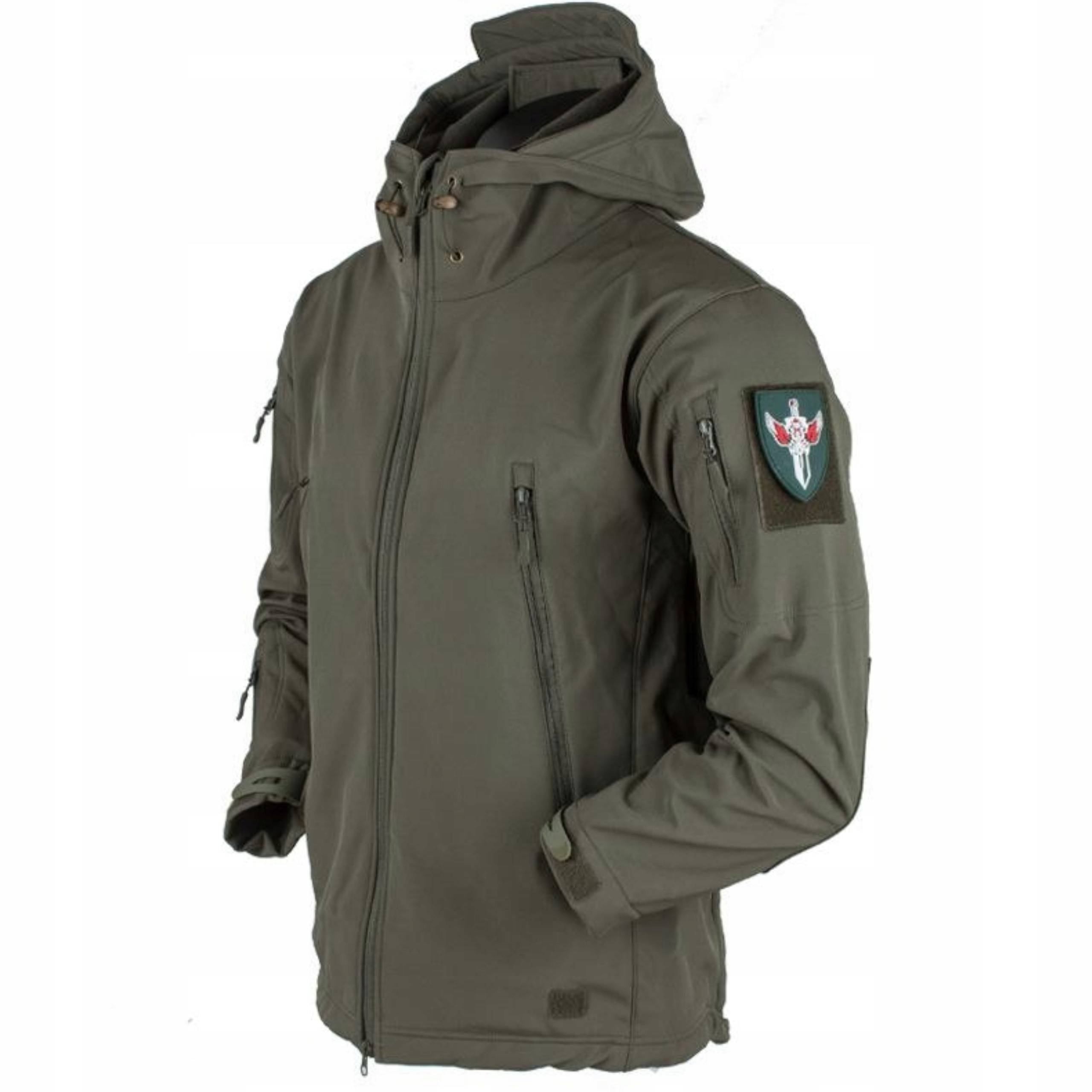 Kurtka męska taktyczna outdoorowa wodoodporna wiatroszczelna z kapturem