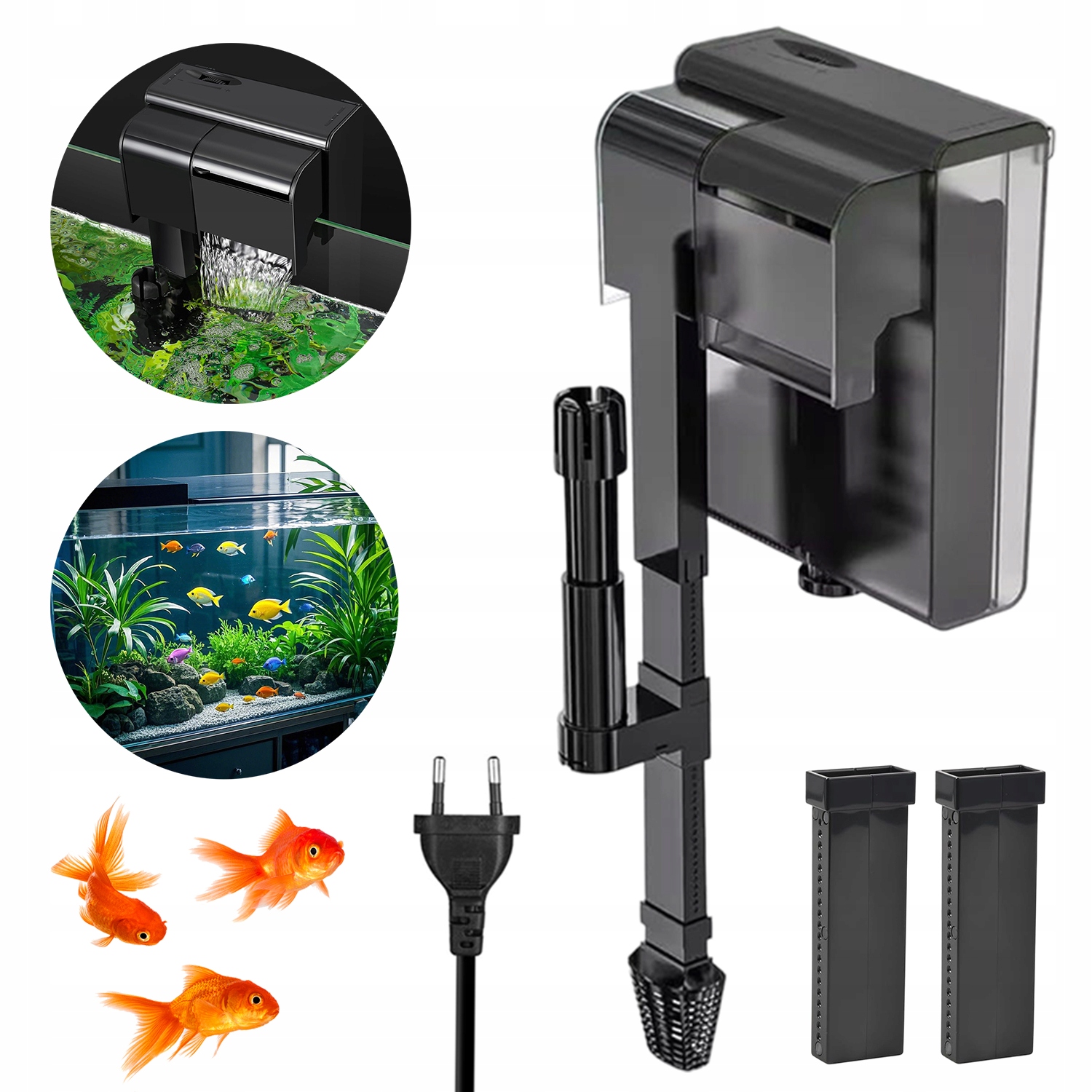 Levně Vnější Filtr Nádrže Pro Akvárium, 450 L/h, S Uvc, Regulovatelný Průtok