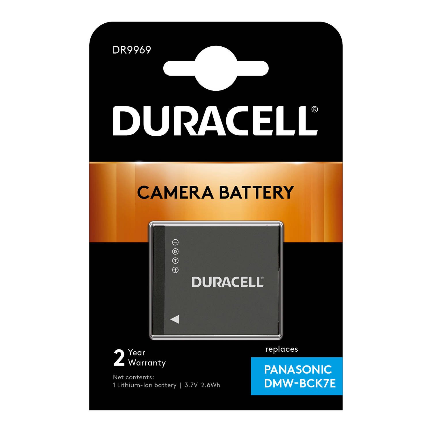 Duracell Li-Ion baterie 700mAh pro Panasonic DMW-BCK7E