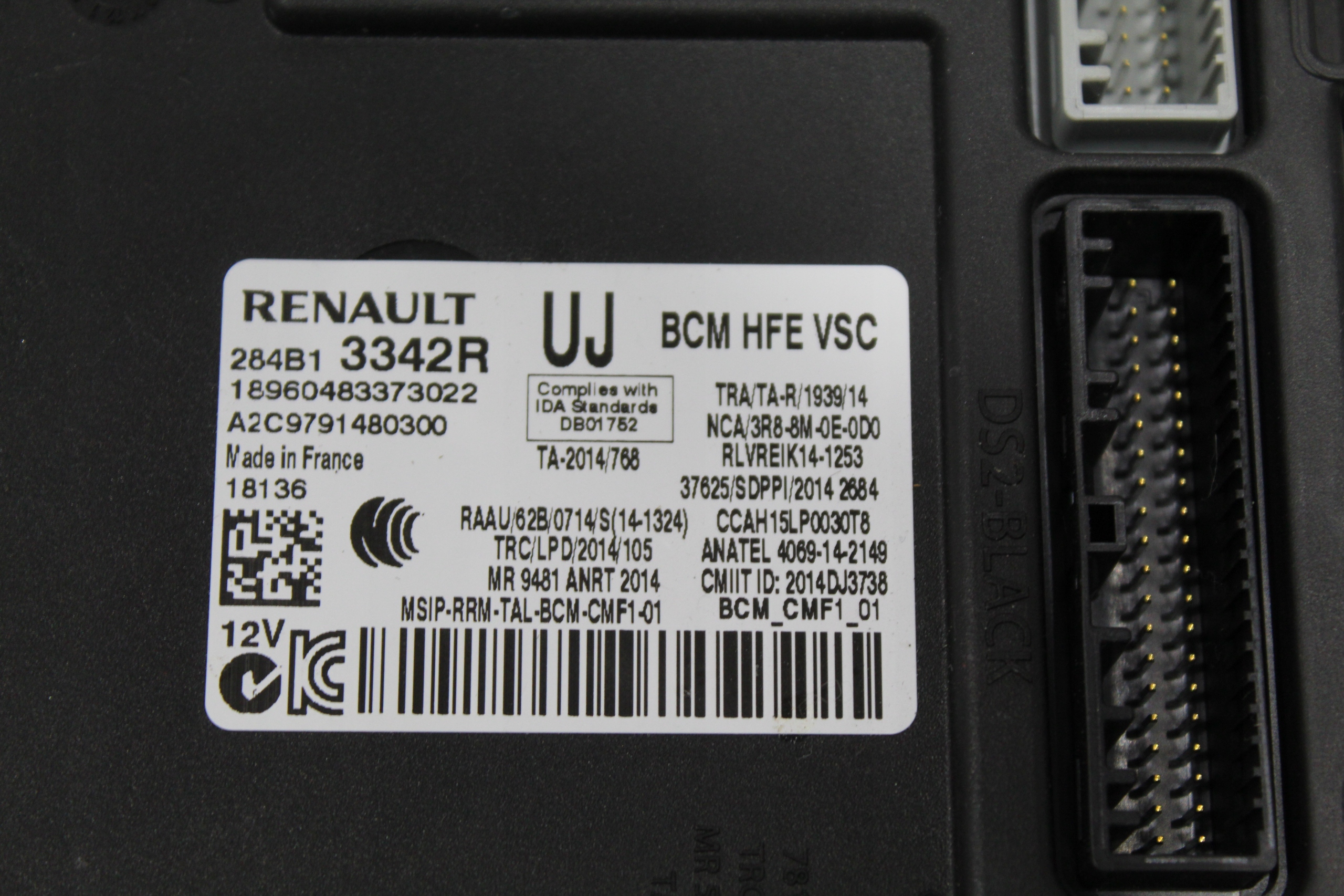 module control unit BCM KADJAR 284B13342R