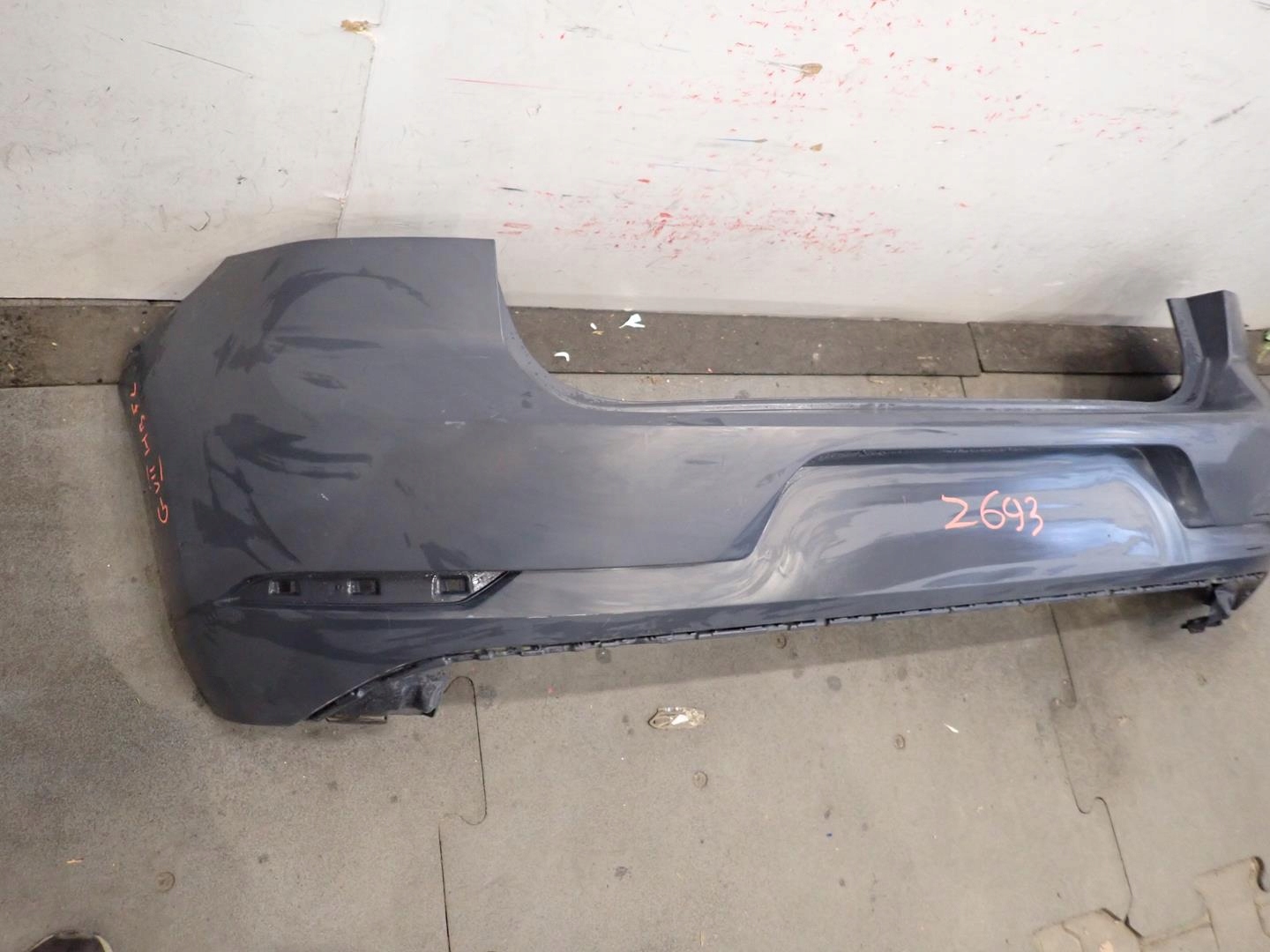 bumper rear part rear VW GOLF VII LIFT 2017- HB 5G6807421BK