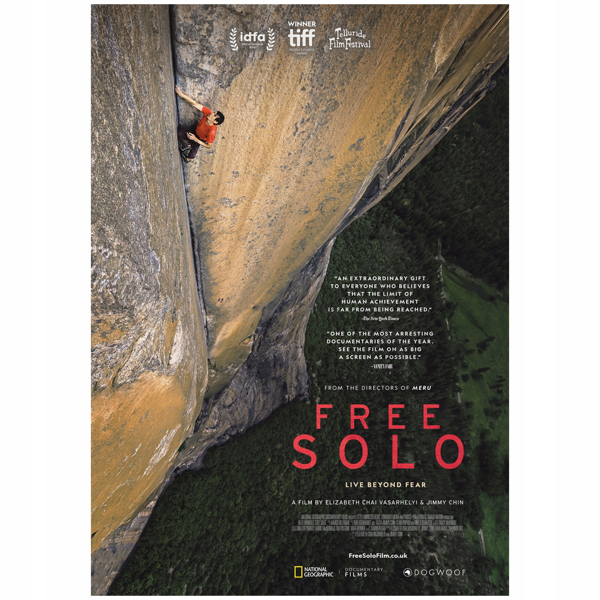 

Plakat Free Solo Alex Honnold