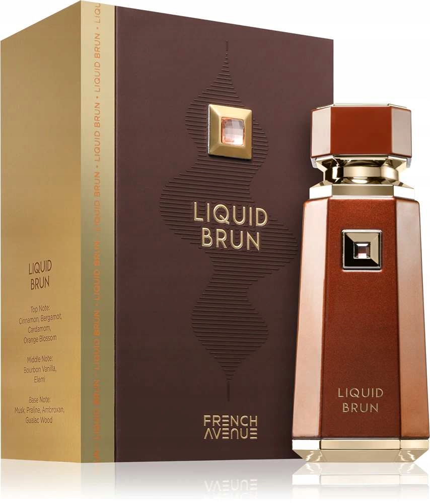 Oryginalne Arabskie French Avenue Liquid Brun 100ml edp+Próbka 2ml Gratis!