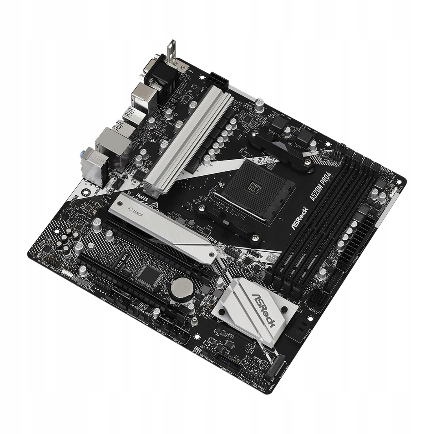 ASROCK A520M Pro4 mATX AM4 DDR4 — 4