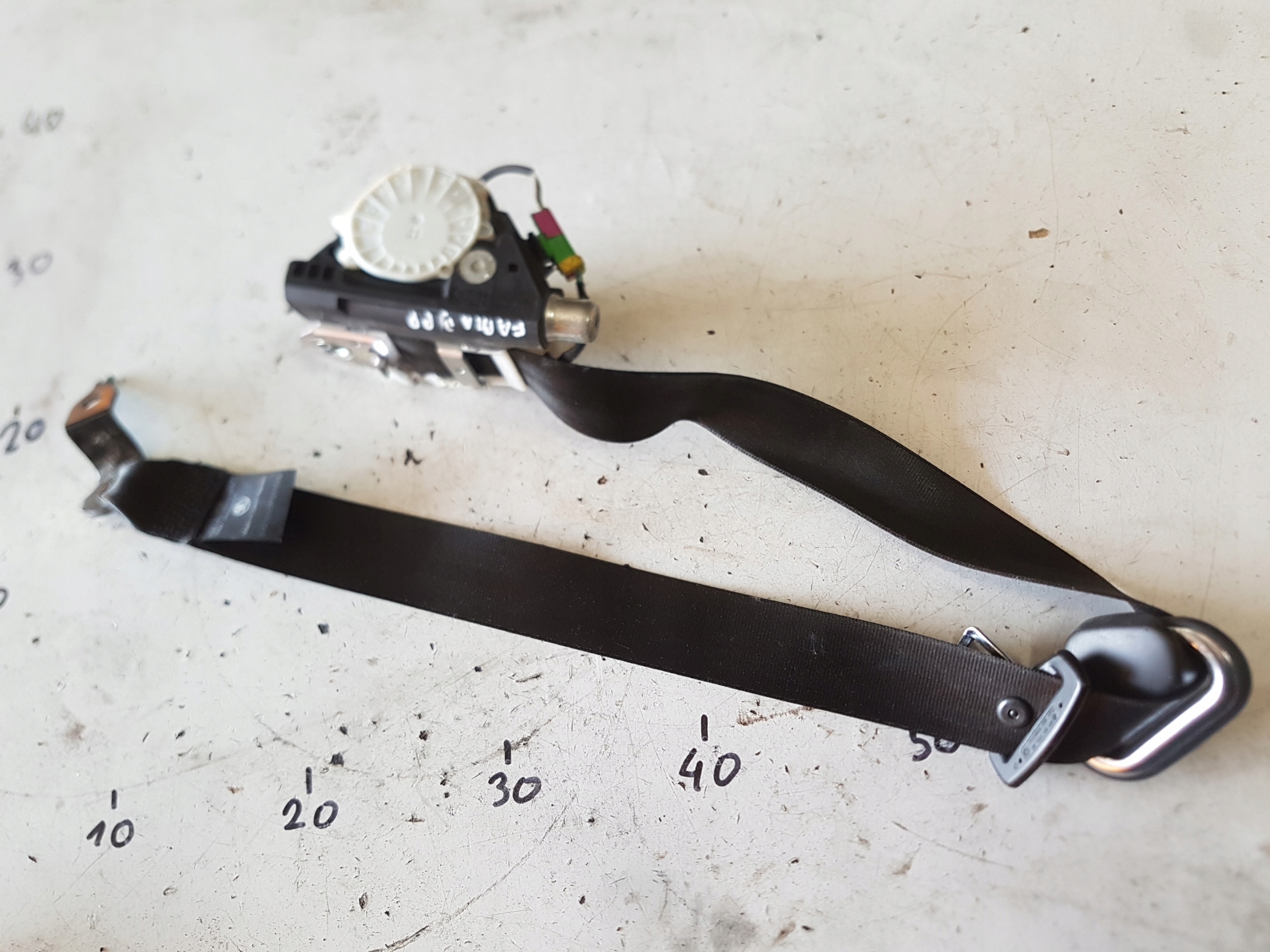 SKODA FABIA 2 II PAS BEZPIECZEŃSTWA PRAWY PRZÓD 5D