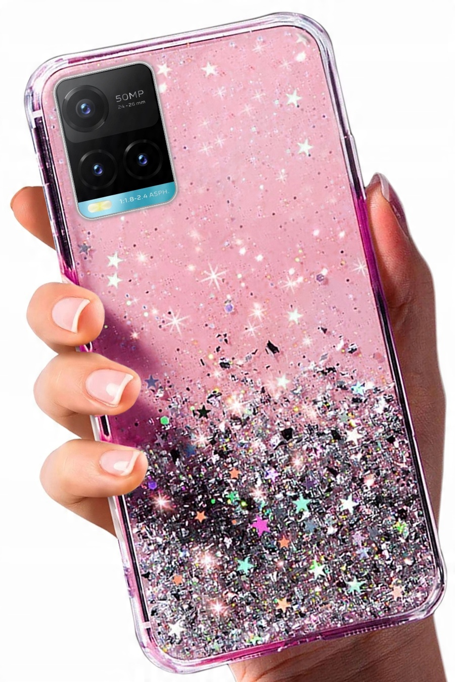 

Etui Shine Case Brokat Szkło Do Vivo Y21S Y33S