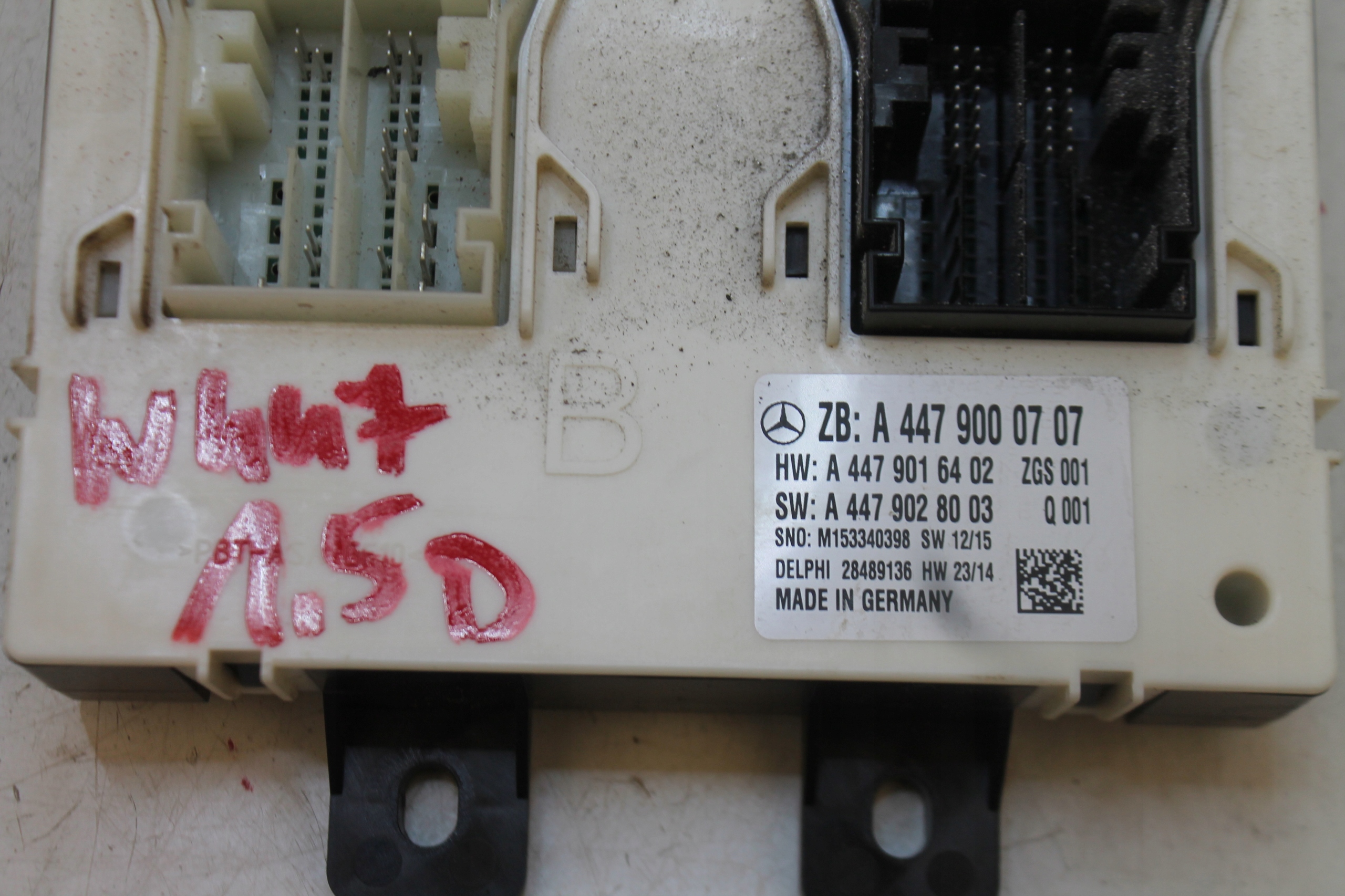 module control unit KOMFORTU SAM A4479000707 MERCEDES VITO W447 14