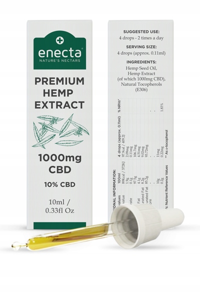 

Olej konopny 10 % Enecta Olejek Cbd 10 ml