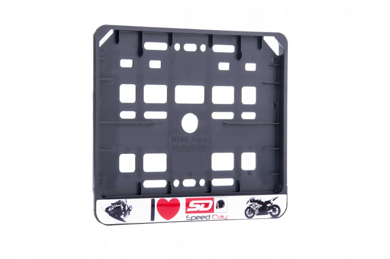 RAMKI POD TABLICE REKLAMOWE z nadrukiem kolorowym Z LOGO motocyklowe 50szt