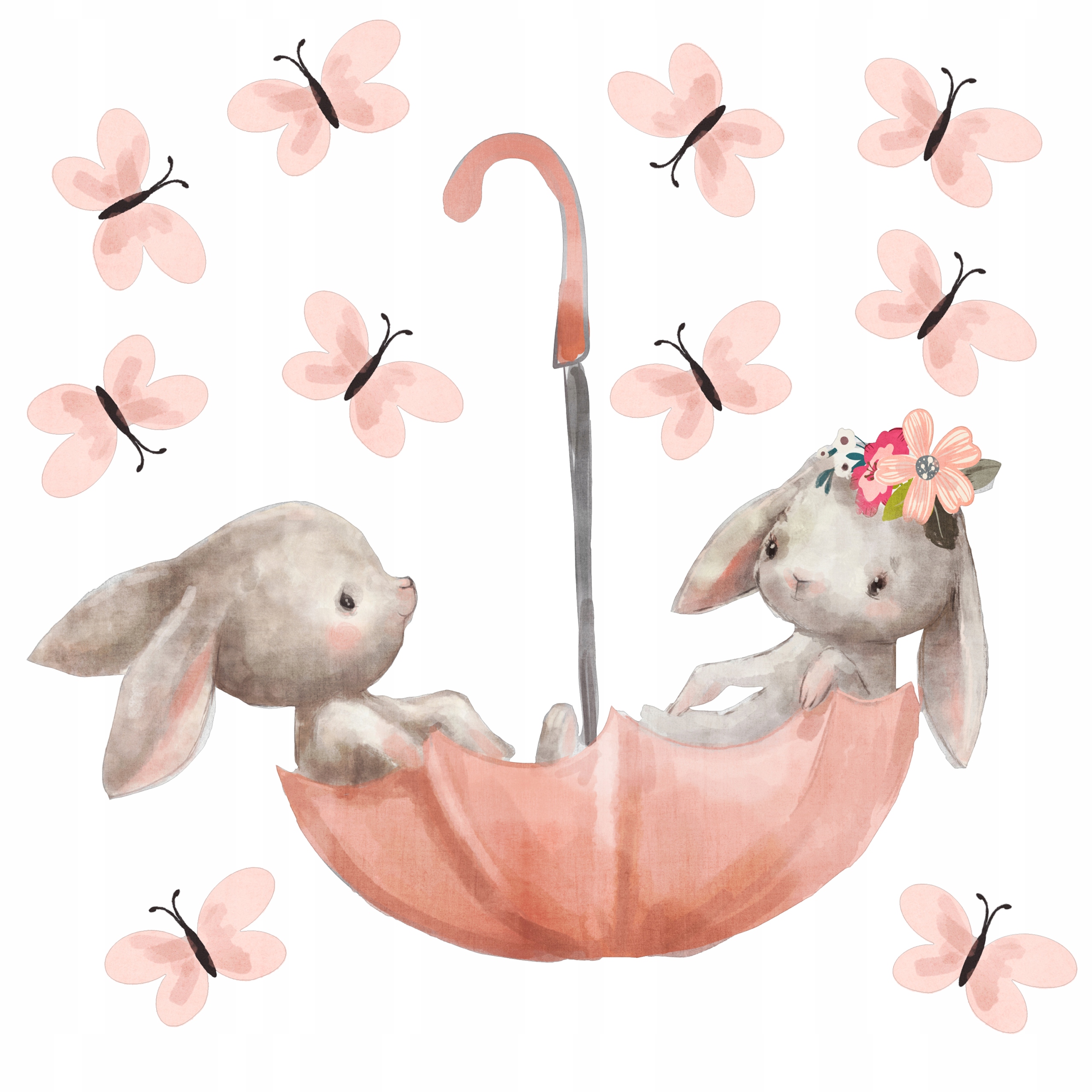 naklejki na ścianę KRÓLICZKI