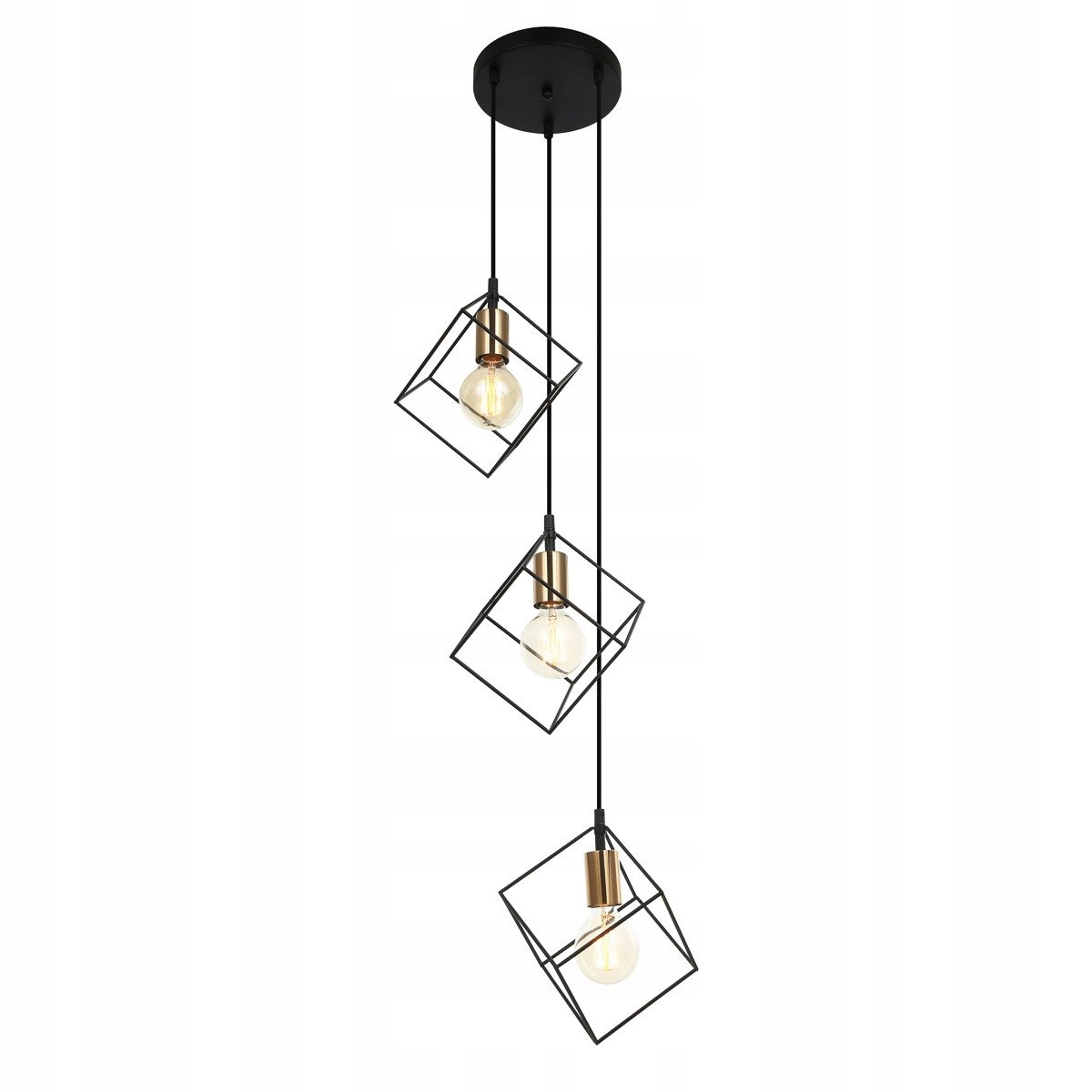 Závěsná lampa Morestel MDM-4244/3 Bk+bro Italux