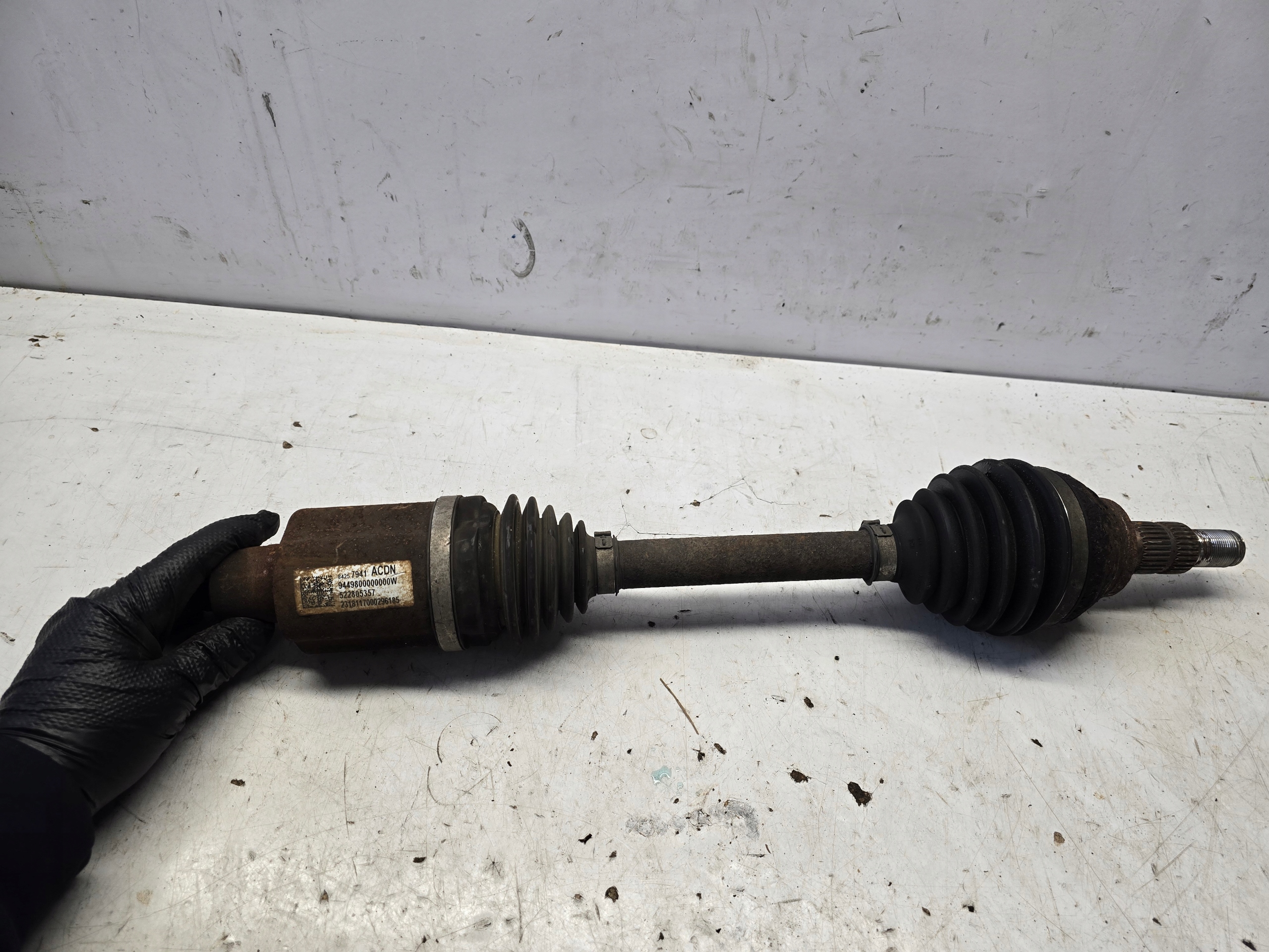 OPEL INSIGNIA B semi-axis right 84257941 ACDN 1.6 CDTI MANUAL