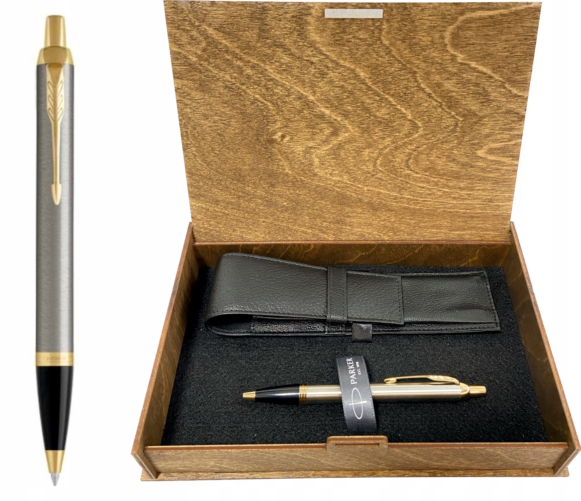 

Parker IM długopis +etui Drewno Grawer Rr 1Z09