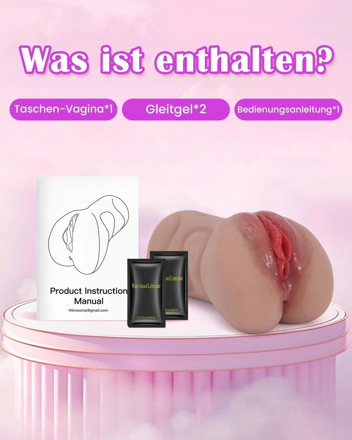 TASCHENMUSCHI Realistyczny Masturbator Dla Mężczyzn Erotyczne Zabawki — miniatura 5