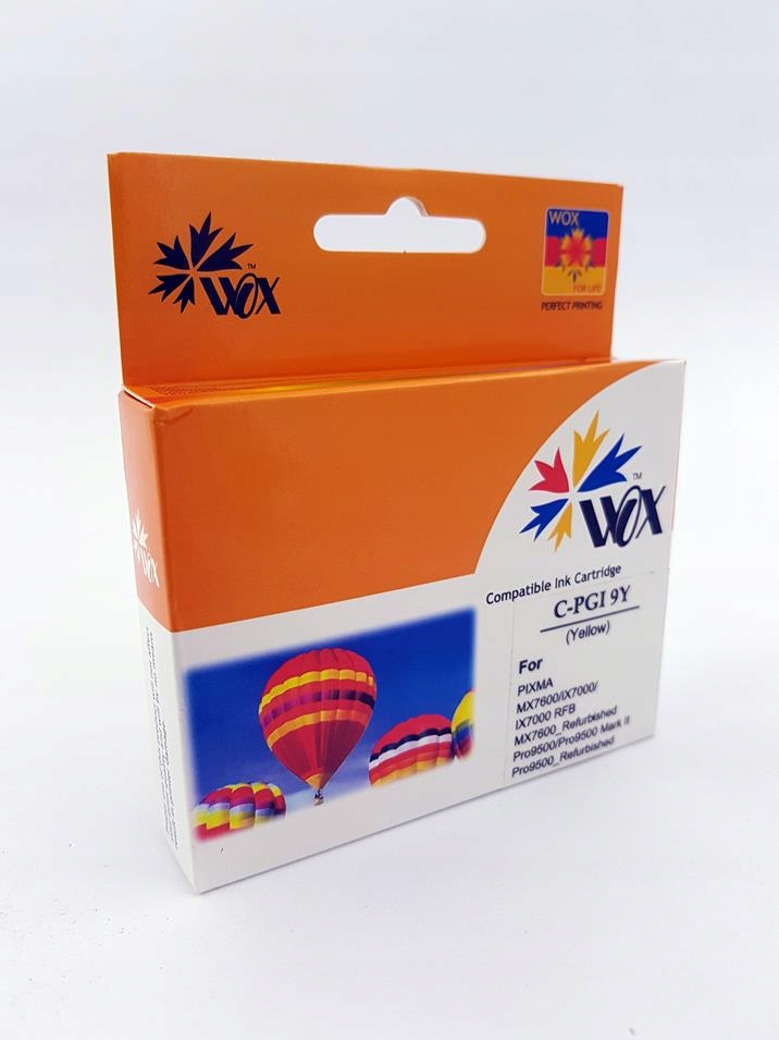 Tusz Wox Yellow Canon Pgi 9Y z chipem zamiennik PGI-9Y