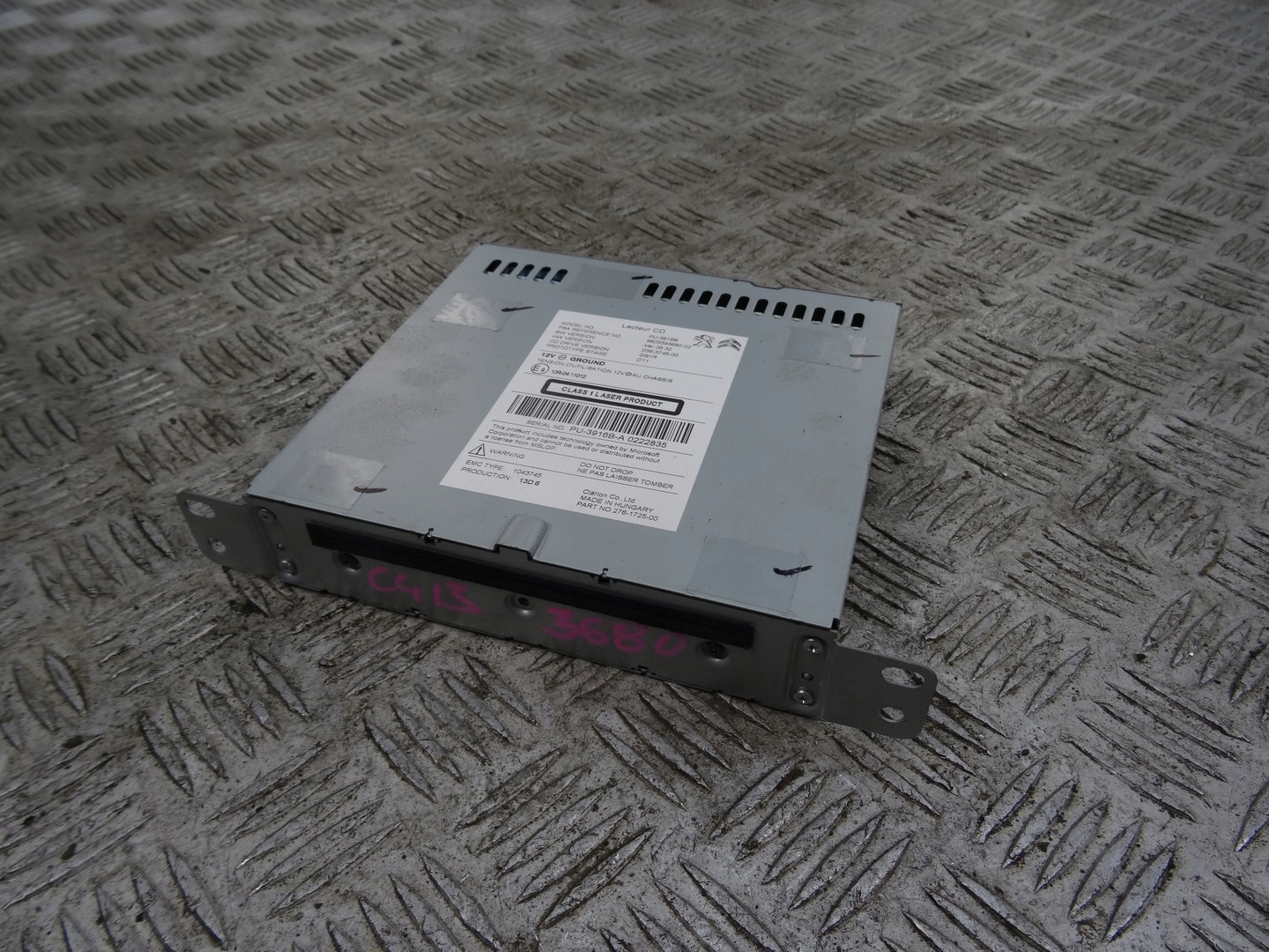 CITROEN C4 II B7 player navigation devices 9805593680