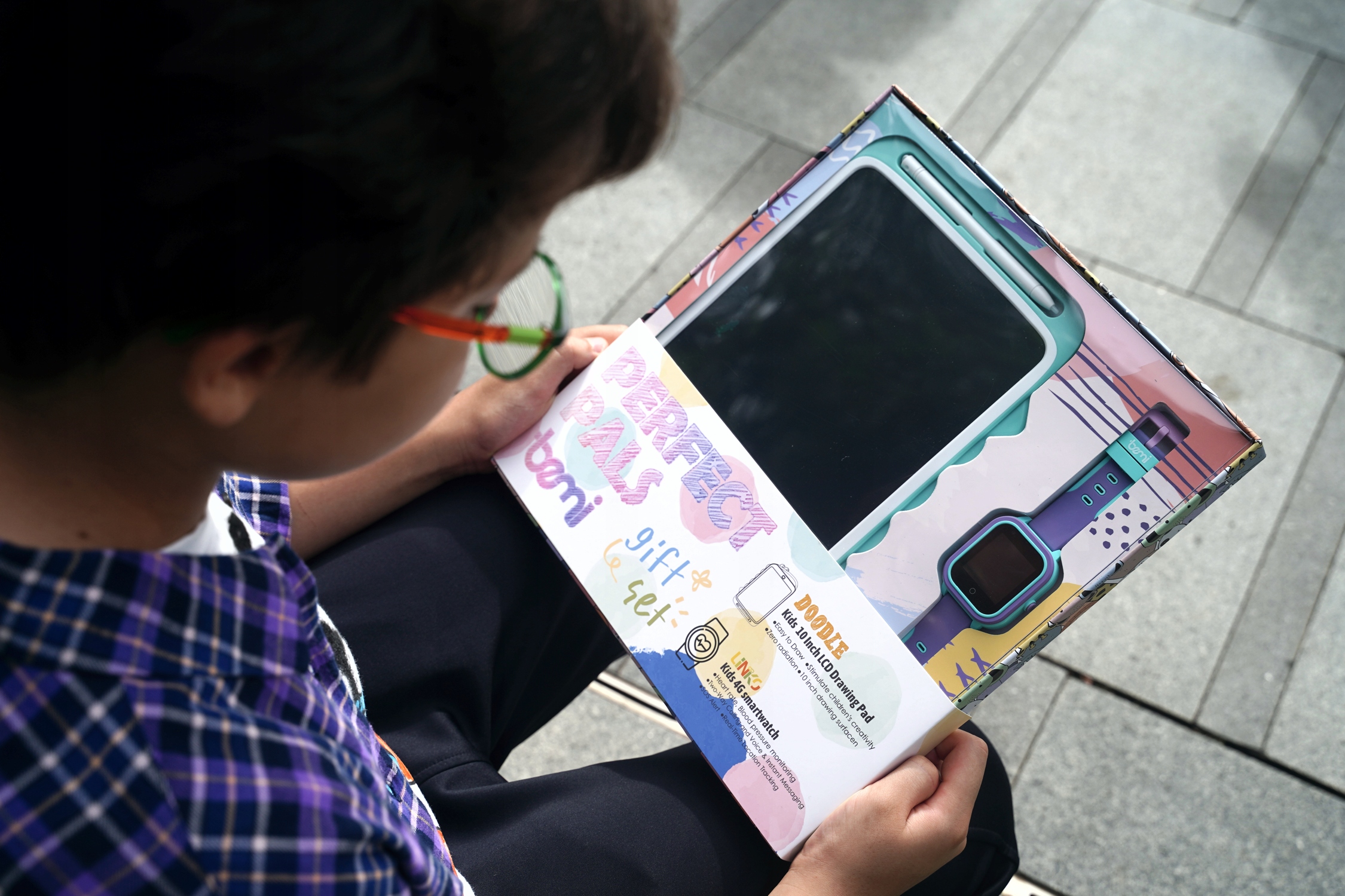 Zestaw Bemi Linko+znikopis Doodle różowy Model LINKO