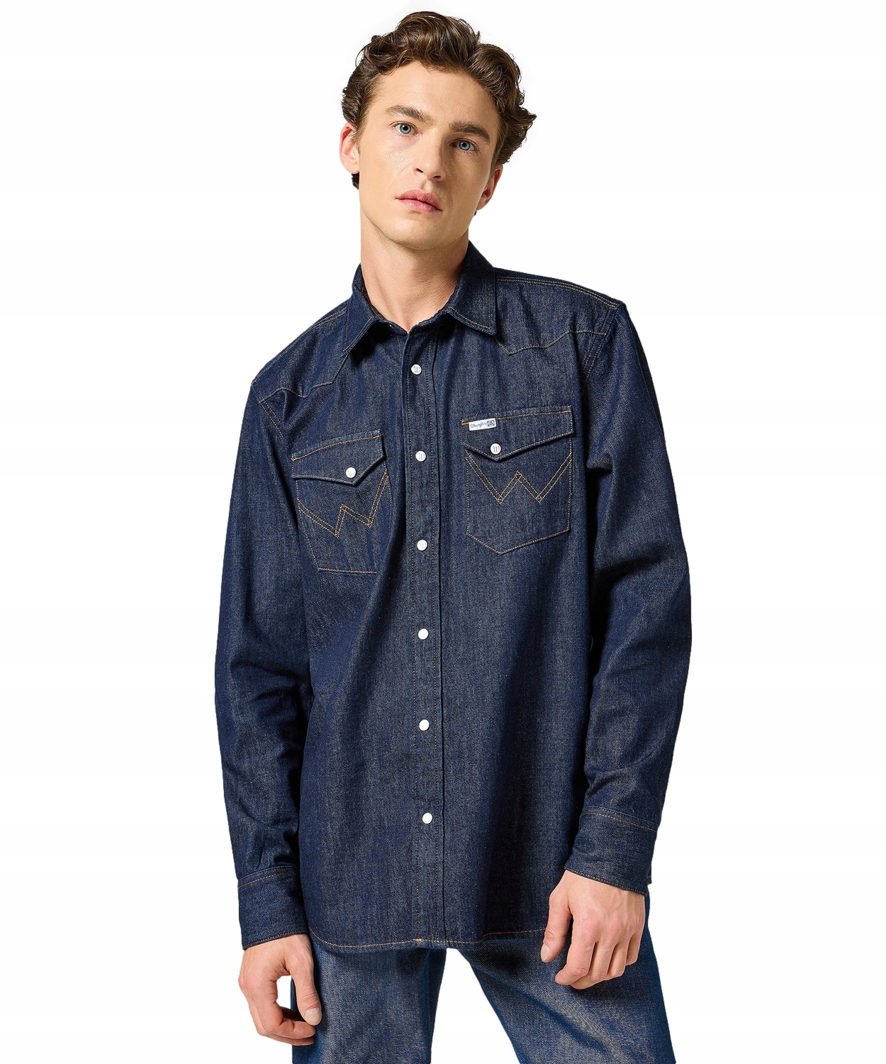 Košile Wrangler 2 Pkt Shirt 112357737 Rinse XXL