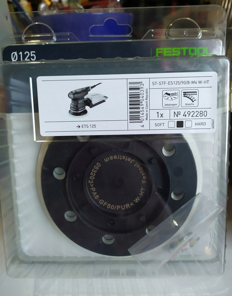 

Festool Talerz Szlifierski ETS125 średni M4 492280