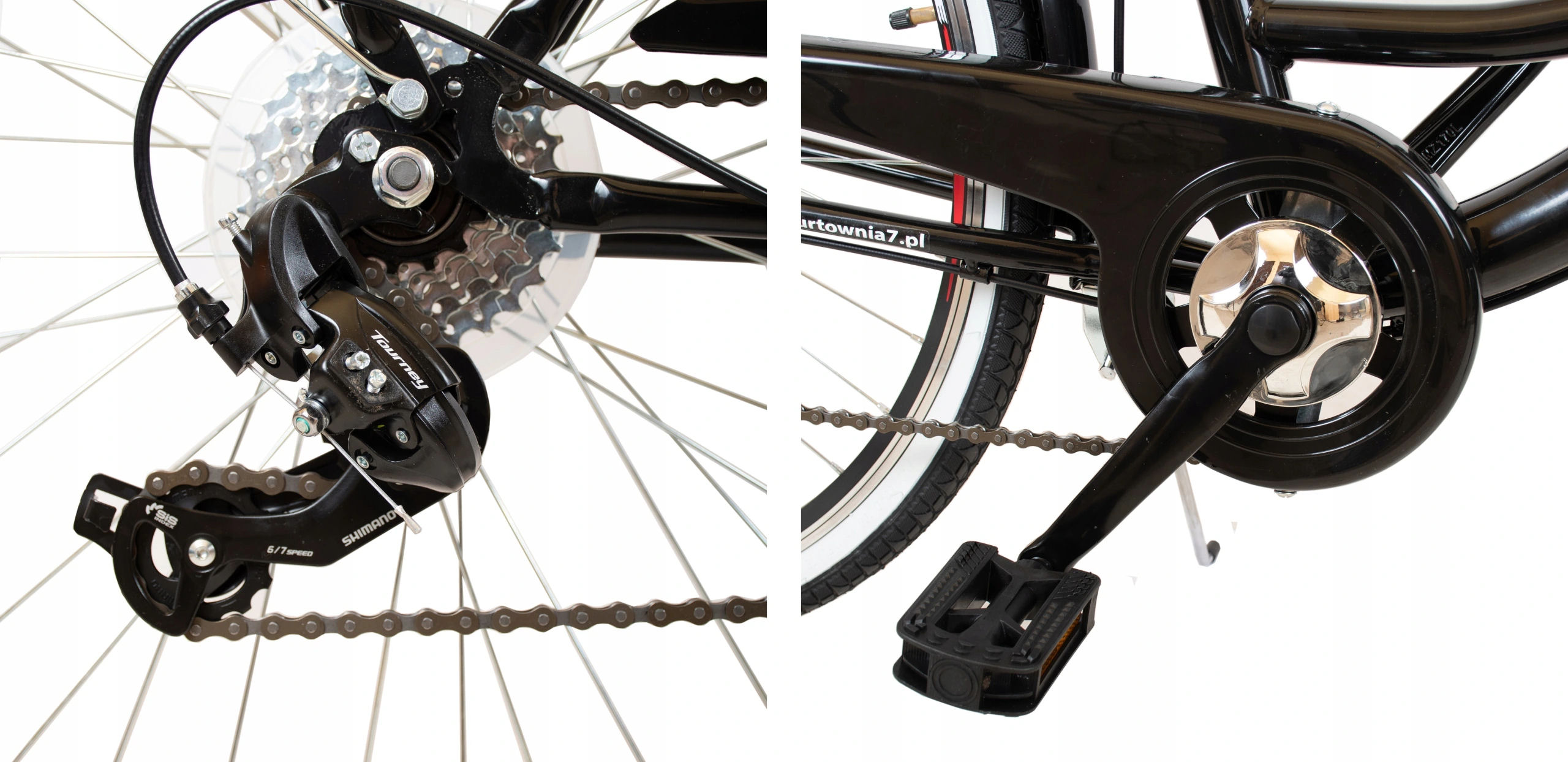 DAMSKI MIEJSKI ROWER 26 DAMKA ECO + KOSZ LEKKI 6B Rodzaj przerzutki brak