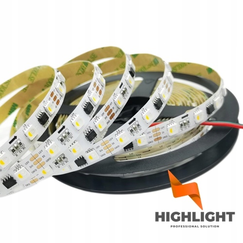 5 m digitálna páska 60D RGB+neutral Rgbw TM1814 12V