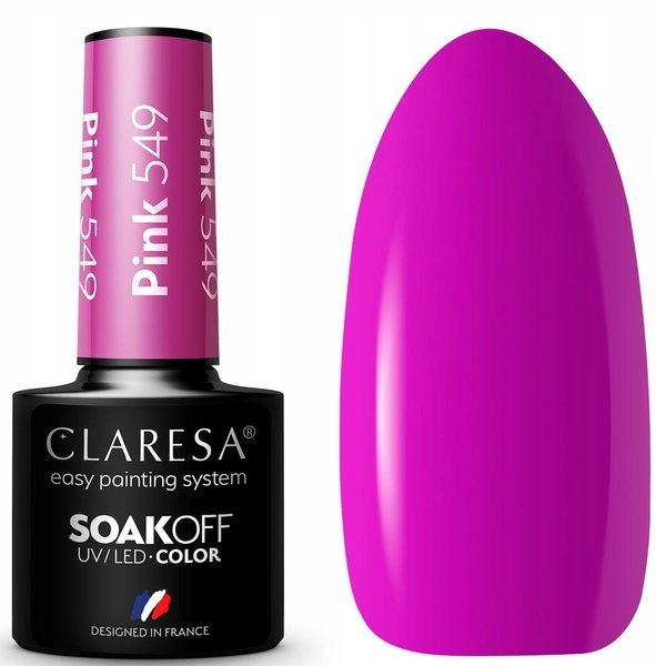 

Claresa Lakier Hybrydowy Pink 549