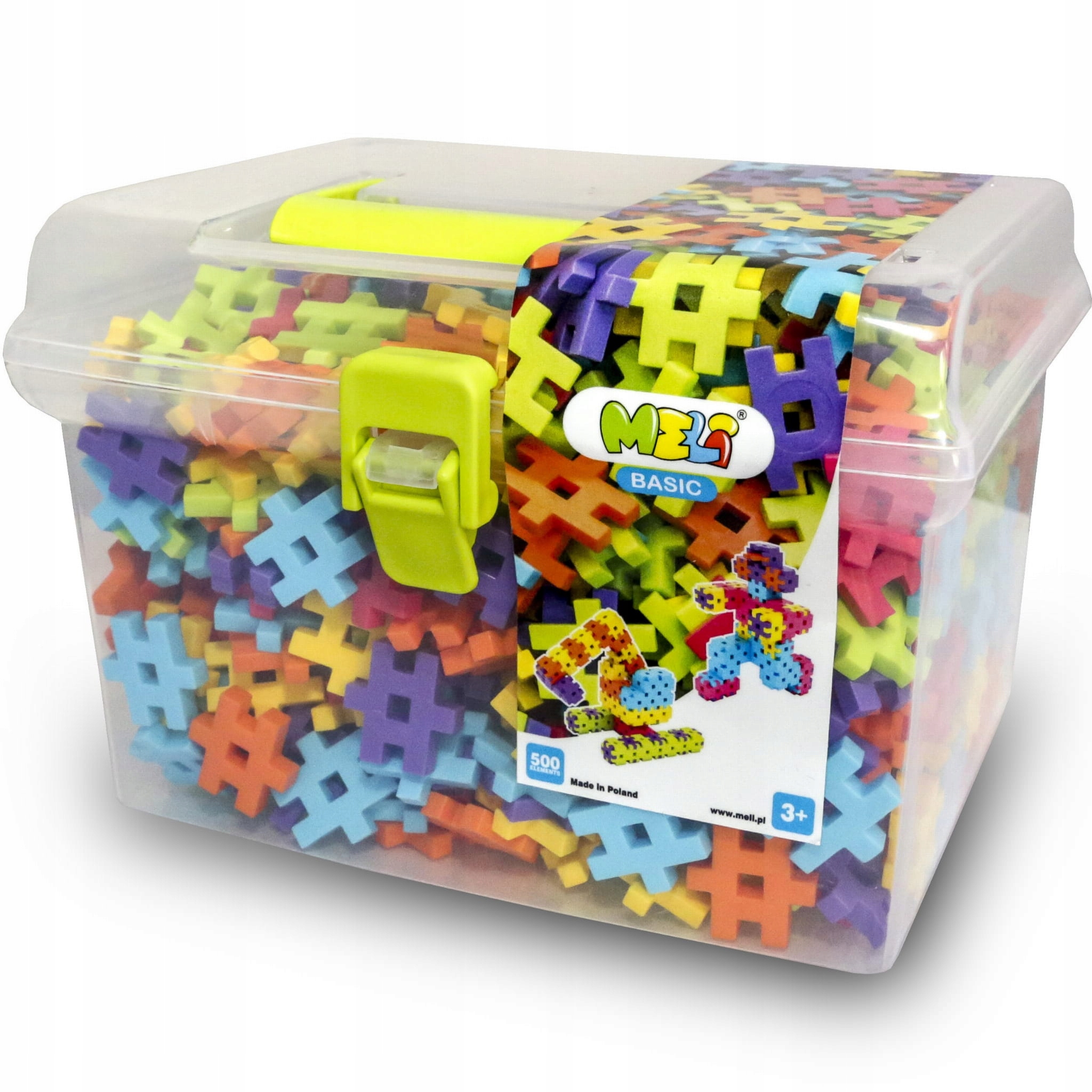 

Klocki Konstrukcyjne Meli Basic Travel Box 500 el.