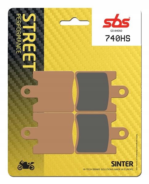 KLOCKI HAMULCOWE SBS YAMAHA FJR 1300 PRZÓD