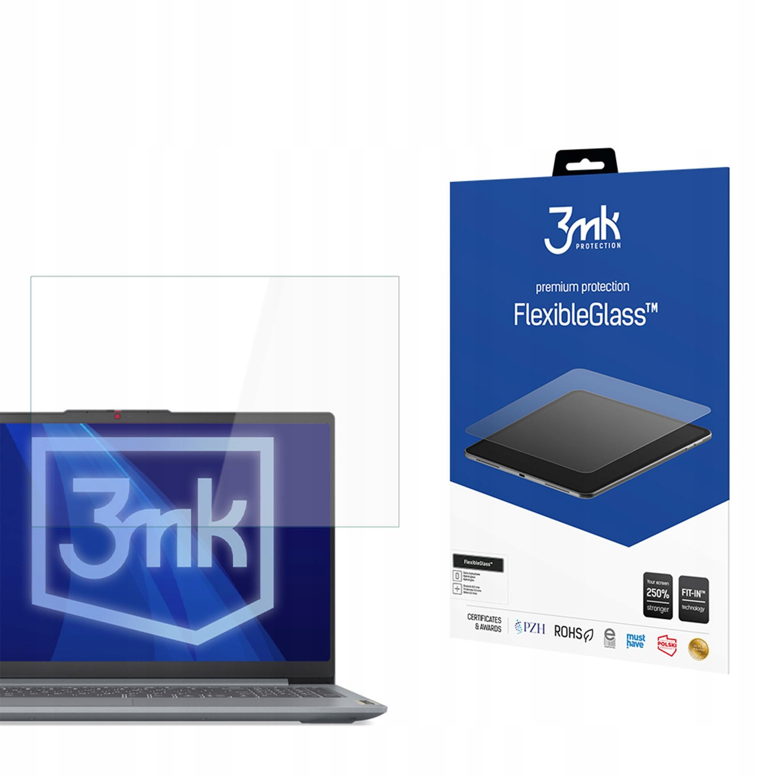 Hybridní Sklo pro Lenovo IdeaPad Slim 3 16" až 17" 3mk FlexibleGlass