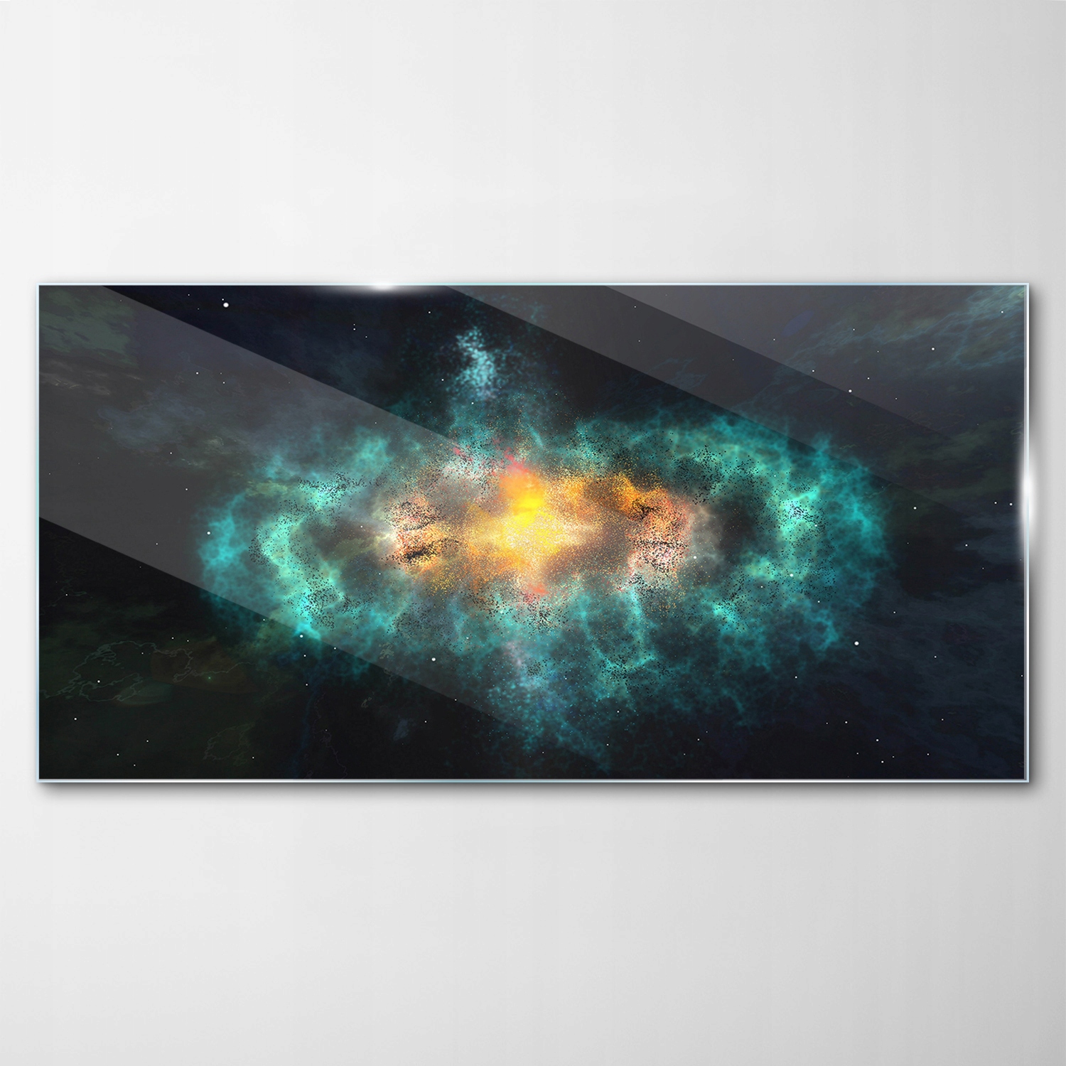 Sklenený obraz Dekor Plazma Vesmír Galaxia 120x60