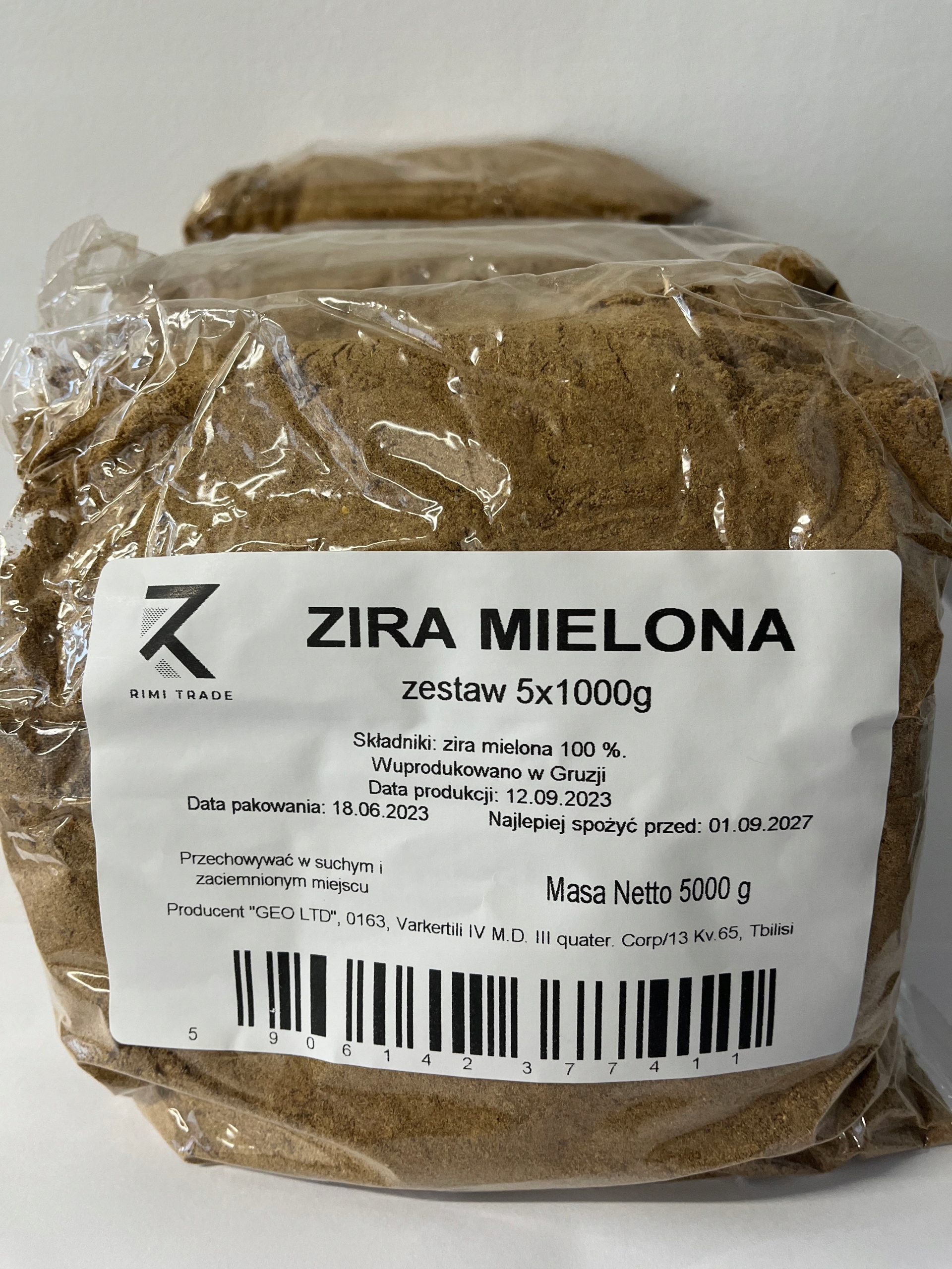 Zira Mletá sada 5x1000 g výrobce Gruzie