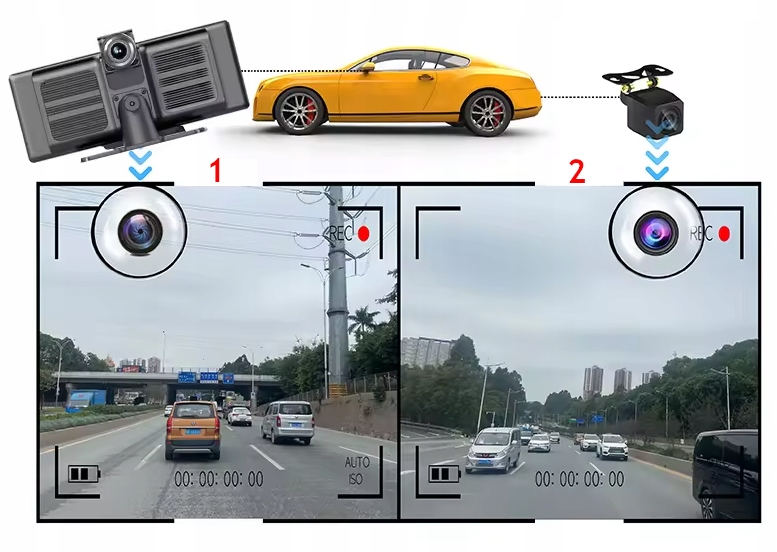 Stacja Ekran Monitor Nawigacja Rejestrator 4K Kamera Android Auto CarPlay Marka Home Automation