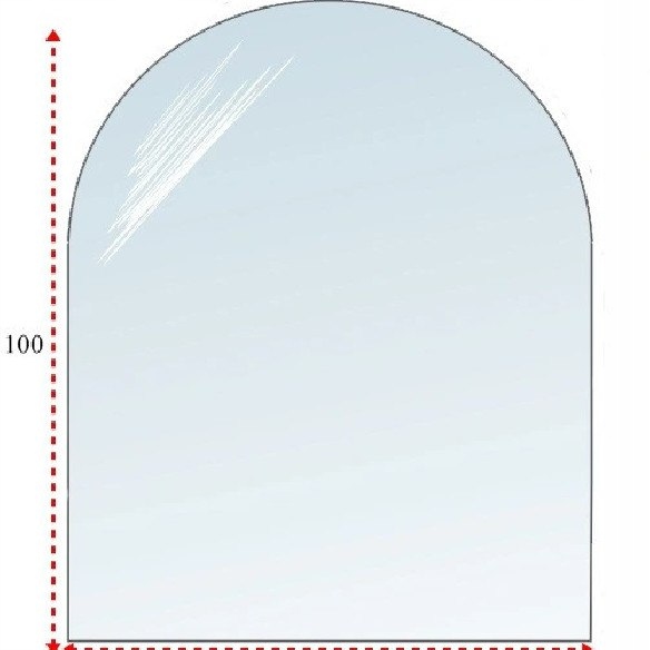 Szyba Hartowana Pod Kominek Piecyk 100x100 cm Typ Inne elementy