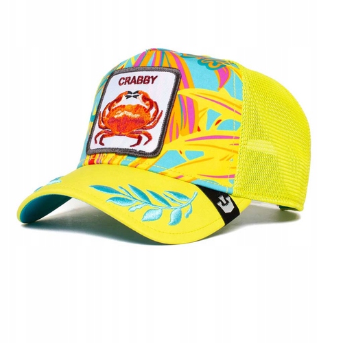 Czapka z daszkiem Goorin Bros Totally Clawsome Crabby Neon Yellow Krab