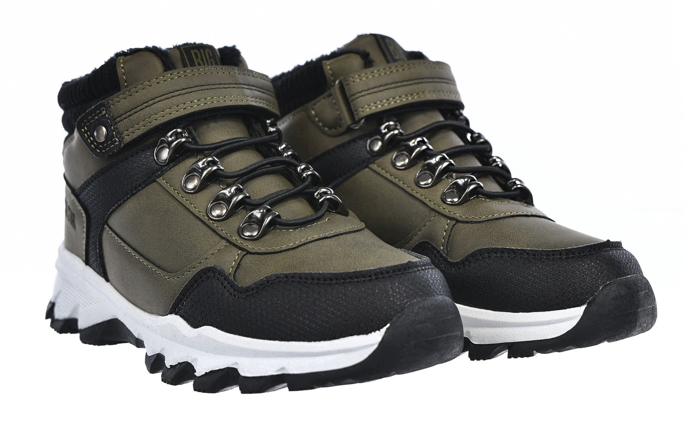 Śniegowce dziecięce Big Star buty zimowe trapery UU374004 khaki 30