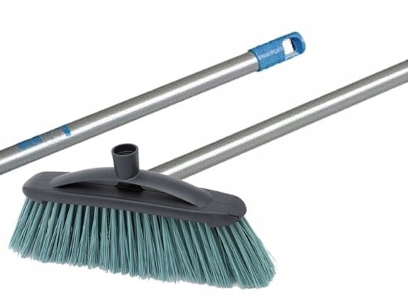 Levně Sada metla Eco tvrdá 30 cm kartáčová tyč se závitem