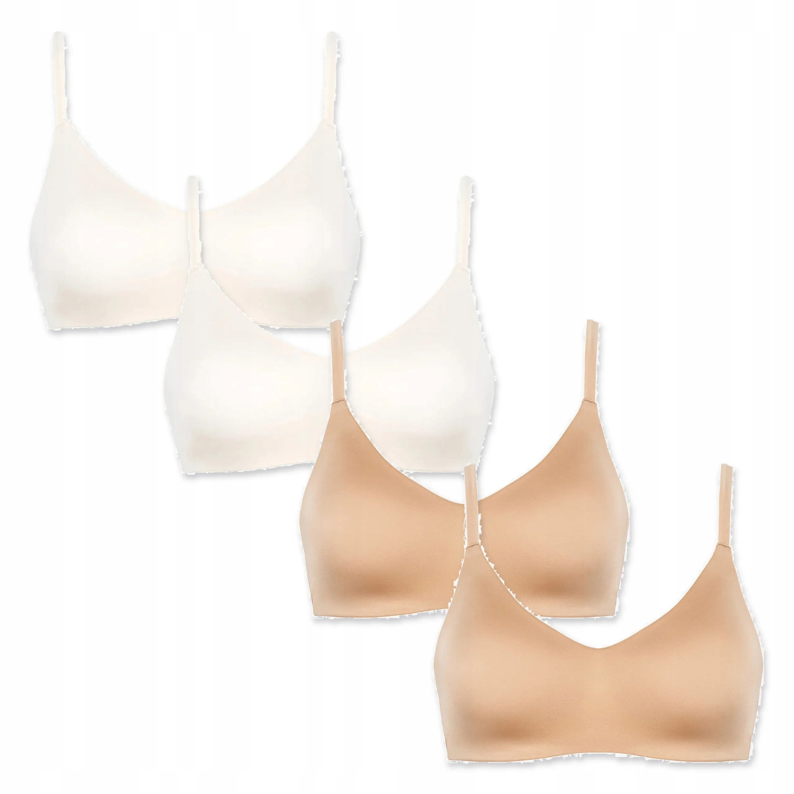 4 ks Podprsenka Lormar Active Ultrashine 2x talco 2x hnědá XL