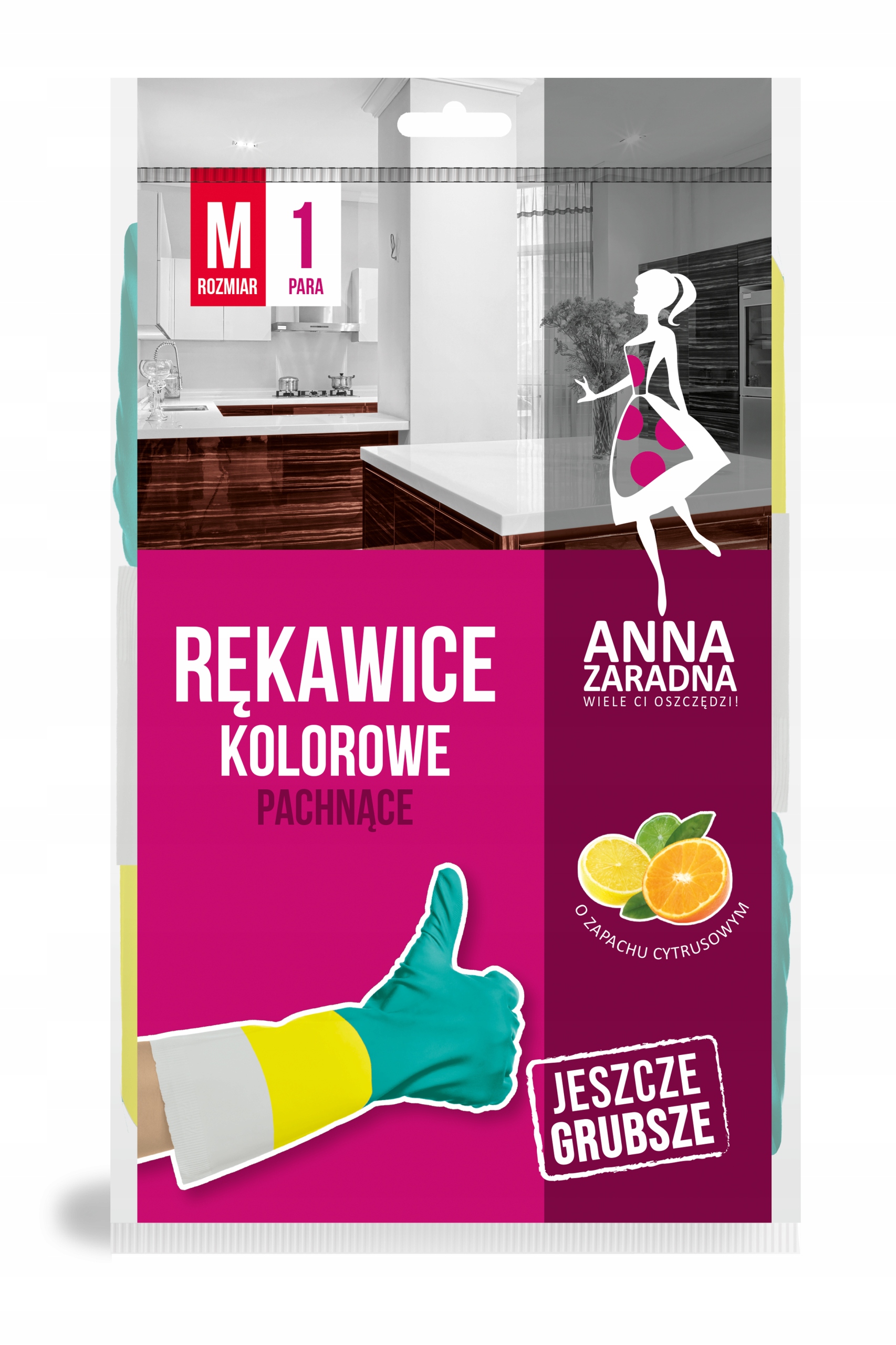 

Rękawice Wielokrotnego Użytku Anna Zaradna- 12 Par