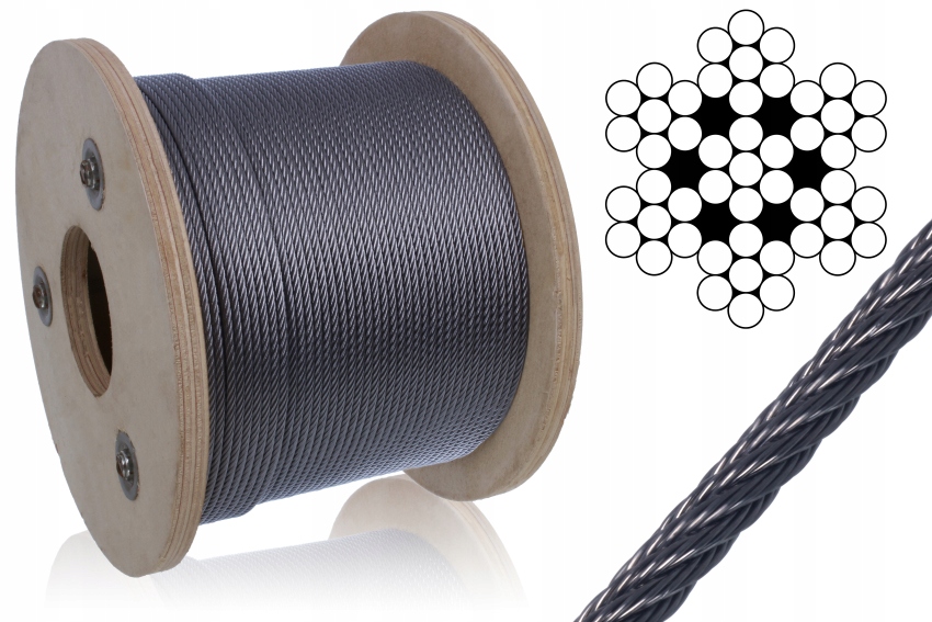 

Lina nierdzewna 3 mm 7x7 Inox A4 kwasoodporna