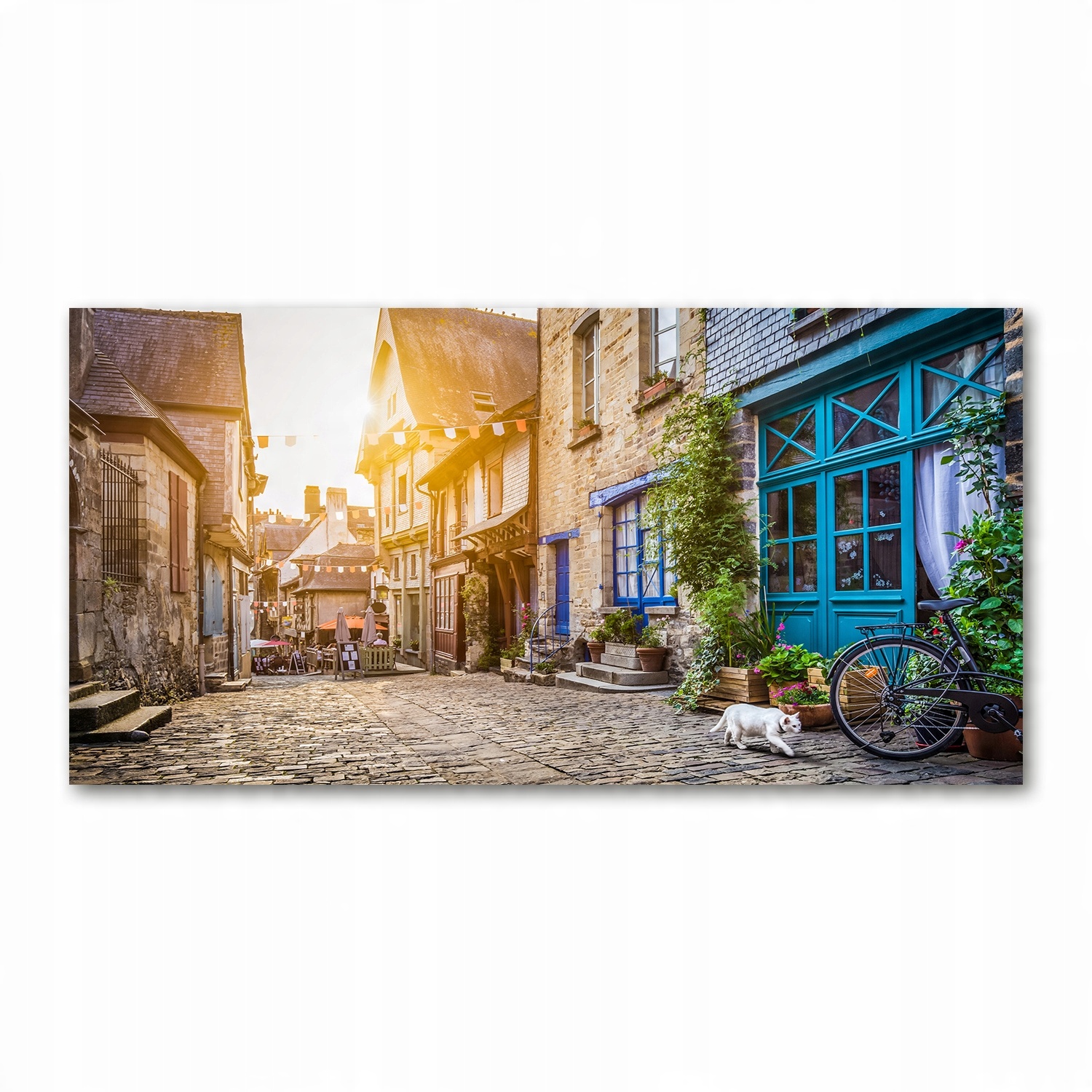 

Foto obraz duży akrylowy Urokliwa uliczka 140x70cm