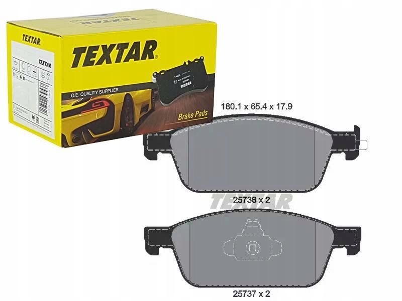

Textar Klocki Hamulcowe Przód 2573601