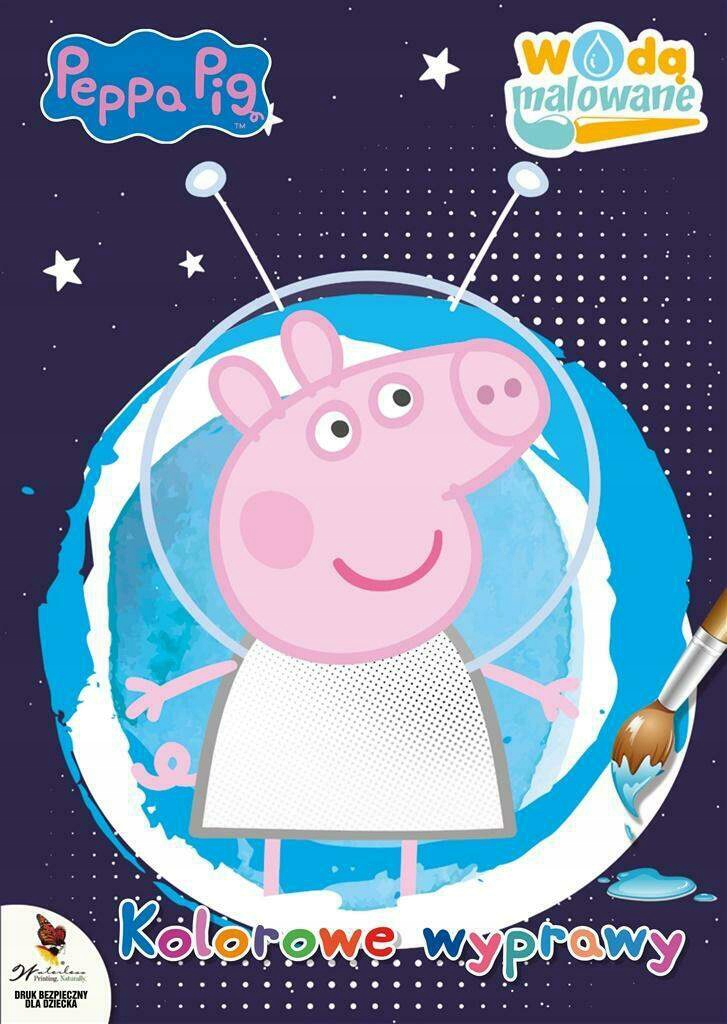 

Peppa Pig Wodą malowane Kolorowe wyprawy
