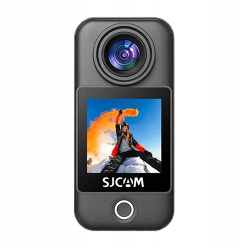 Sportovní kamera Sjcam C300 Pocket 4K Mini kamera pro vlogování na kolo, černá