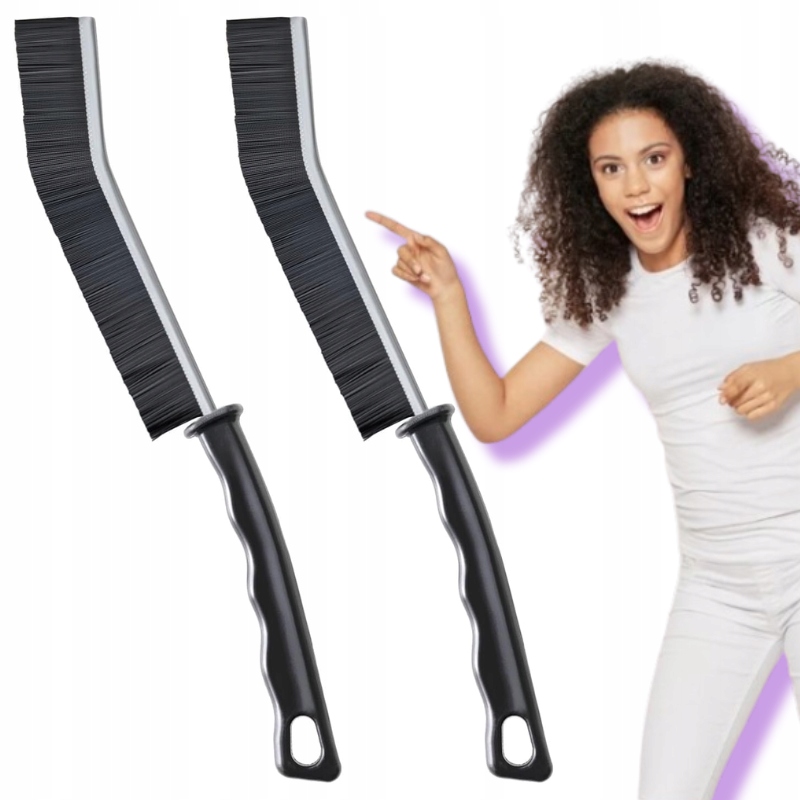 2X SZCZOTKA DO CZYSZCZENIA SZOROWANIA FUG SZCZELIN NAWIEWÓW DŁUGA v2