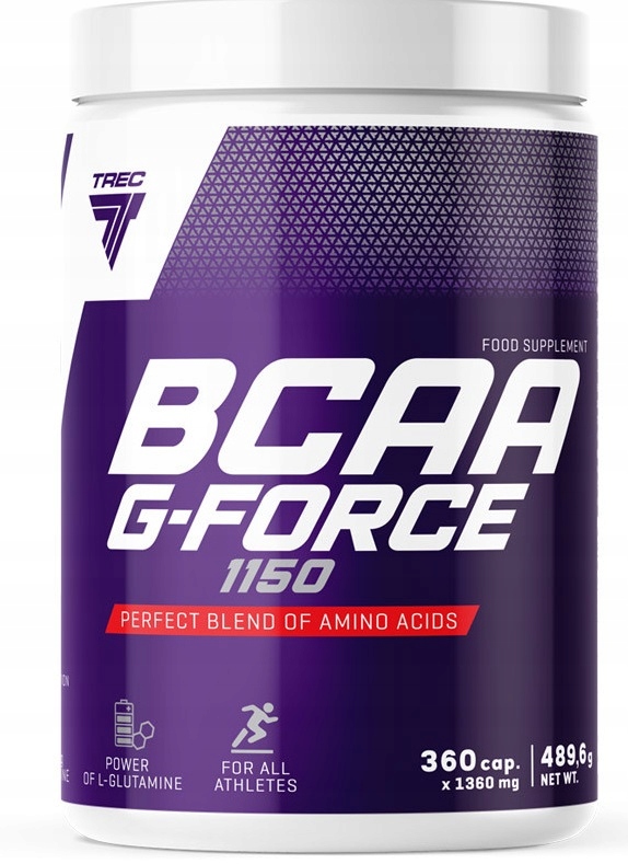 TREC BCAA GFORCE 360c GLUTAMINA AMINOKWASY MOCNE 10093448187