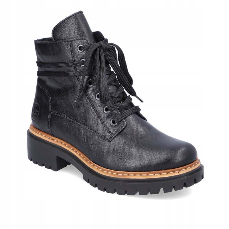 Rieker Dámské Kotníkové Boty Černé Zateplené 37 6CC